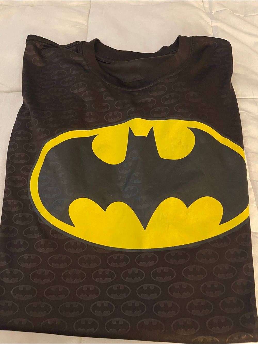 Men’s Black & Yellow Batman Short Sleeve Tee